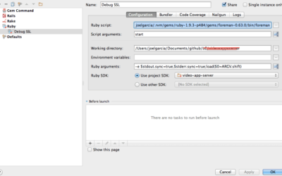How to Debug Ruby on Rails through SSL with RubyMine Foreman